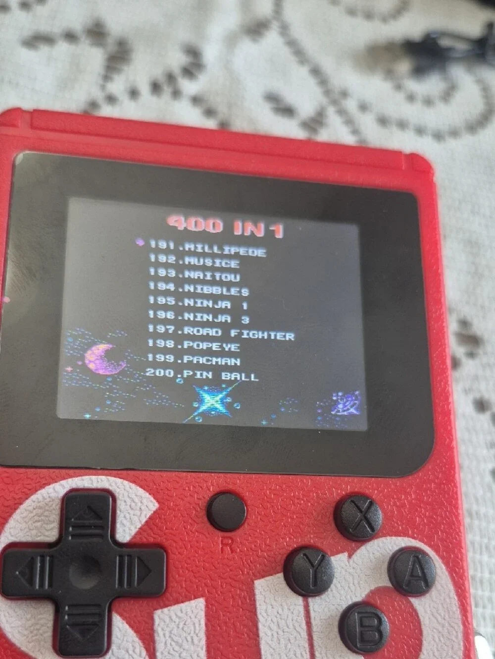 SUP Game Box Plus Handheld Console in Red